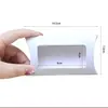 Caja de Regalo con Ventana Transparente Caja Almohada de Papel Kraft Estilo Europeo Caja de Dulces para Bodas Empaque de Dulces Caja para Pendientes Collares Ins