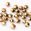 Acessórios para cabelo atacado novas contas de cristal buraco contas hexagonais diy acessórios de joias contas soltas pulseira brincos acessórios
