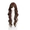 Peluca completa para mujer, cabello largo, estilo Lolita cotidiano, cabello largo y rizado, ondas grandes, voluminosa de forma natural, peluca para toda la cabeza