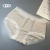 Saia Xiaolan 6231 Calcinhas de Modal Femininas Japonesas Cintura Média Renda Respirável Quadril Algodão Bandeja Calcinhas Triângulo para Meninas