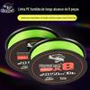 Linha de PE Kemeilong Longsi Segunda Geração, Especializada para Arremessos Longos, Potência Forte, para Pesca com Crappie, Walleye e Micropeixes, Linha Principal