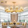 Jane Europeu Americano Cristal Sala de Estar Sala de Jantar Lustre Hotel Villa Modelo Sala Moda Atmosférico Quarto Estudo Iluminação