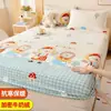 Sábana bajera ajustada de terciopelo de leche para invierno, colcha de forro polar de coral de una sola pieza, protector de colchón Simmons, juego de sábanas de cama con forro polar y grosor extra