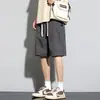 Shorts Cargo de Verão 2025 Finos Simples Americanos Moda Secagem Rápida Largos Retos Shorts Esportivos Shorts Casuais Comprimento do Joelho