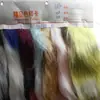 Nuevo Jacquard de Seis Colores Imitación Piel de Zorro Piel Artificial Camuflaje Jacquard Peluche Ropa Bola de Pelo Tela de Felpa