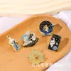 Nova Broche Garrafa Planetária Drift Série Astronauta Espacial Pino Colar Acessórios para Mochila Emblema de Liga Metálica Pintado
