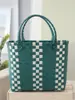Bolsa de Playa Versátil, Cesta de Verduras, Bolsa de Regalo, Bolsa Cuadrada, Bolso de Mano de Gran Capacidad, Bolsa Tejida, Bolsa de Compras para Mujer