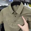Camisa polo masculina de manga curta, camiseta com gola de lapela, nova moda casual de verão fina de manga curta para homens, disponível para atacado