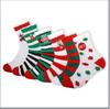 Otoño e Invierno Nuevos Calcetines de Forro Polar Coral Calcetines Gruesos y Cálidos de Navidad Calcetines Bordados de Media Felpa para Casa con Lazo para Piso