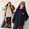 Chaqueta de Otoño para Niñas 2026 Nuevo Modelo para Estudiantes de Secundaria, Ropa de Exterior para Niños, Sudadera con Capucha Versátil