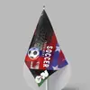 Banderas Pequeñas de Mano Personalizadas Banderas Rojas Pequeñas Publicitarias Personalizadas Banderas Pequeñas de Mano de Colores Impresión Personalizada DIY