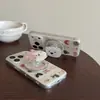 Soporte Magnético de Gato y Cachorro Lindo Funda para Teléfono Móvil 17Promax Adecuado para 16Pro Magnético Doble Capa 14Pro/15