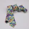 Gravata de Algodão para Homens e Mulheres, Algodão Estampado Floral Versão Estreita 6cm Gravata Casual para Mulheres, Fabricante de Gravatas Estampadas Estoque Pronta Entrega Atacado
