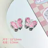 Colgante de Mariposa de Aleación con Gota de Perla Aceite Chica Dulce Material para Pendientes, Collares, Accesorios de Ropa Hechos a Mano con Cuentas DIY
