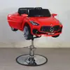 Nuevo Modelo Transfronterizo Coche Cortapelo Infantil Silla de Peluquería Estilo Coche, Especializado para Barberías, Silla Giratoria y Ajustable, Venta al por Mayor desde Fabricante