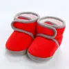 Sapatos de Bebê de Inverno Sapatos Feitos à Mão Mês Solado Macio Sapatos para Crianças Pequenas Sapatos de Bebê Sapatos de Bebê Sapatos Infantis Não Perca Meias com Forro de Lã Sapatos de Algodão