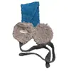 Orejeras de Lana de Cordero para Mujer Invierno Estilo Coreano Invierno Azul Engrosadas Felpa Cálidas y a Prueba de Frío Bolsas para Orejas de Exterior para Ciclismo