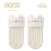 Calcetines de Bebé 3D Gruesos de Invierno Lindos para Bebés e Infantes, Calcetines Cálidos Sin Costuras con Orejitas de Pelo de Visón