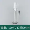 Frasco Spray Transparente 30ml 100ml Portátil Pet Amostra Spray Lateral Perfume Névoa Fina Frasco Vazio 60ml Pequeno Frasco Spray