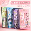 Pegatinas de Disfraz de Princesa Oso Kaba Pegatinas de Disfraz de Cuerpo Completo Pegatinas para Decorar Cuaderno Handbook para Niños de 3 a 8 Años