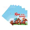 Venta Transfronteriza Producto Nuevo Tema Carreras de Caballos Americanas Set Desechable de Vajilla Suministros para Fiesta Platos de Papel Desechables