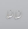 Pendientes hechos a mano, accesorios para pendientes, gancho para oreja de plata pura S925, pasador para oreja, hebilla para oreja, clip para oreja, pendientes chapados en oro.