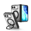 Aplicable para funda de teléfono iPhone Duo soporte magnético funda protectora plegable Apple Duo funda simple de color degradado a prueba de caídas