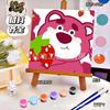 20*20 Desenho Animado Pintura a Óleo Digital DIY Colorir Pintura Decorativa Genshin Flor Pintura a Óleo Pintura a Óleo Digital Infantil Atacado