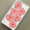 Flor mágica flor eterna Grado B 5-6 material de flor rosa unicornio flor seca mayoreo cubierta de vidrio diy material oso de rosas