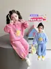 Conjunto de Sudadera con Estrella de Moda de Primavera para Niñas Estilo Primavera Bebé Niña Nuevo Elegante Casual Conjunto de Dos Piezas Conjunto Deportivo de Dos Piezas