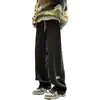 Pantalones colgantes para hombre, de primavera y verano, finos, de marca, de moda, de talla grande, holgados, de pierna recta, de pierna ancha, deportivos, informales.
