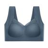 Ropa interior de seda helada de verano sin costuras para mujer, sujetador push up antiflacidez, sujetador de espalda de belleza, sujetador deportivo fino inalámbrico, estilo chaleco