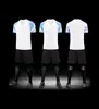 Conjunto de uniforme de futebol de manga curta de verão para jovens estudantes, camiseta de secagem rápida, uniforme de equipe de treinamento de futebol para crianças, uniforme de competição T7