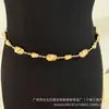Corrente de Cintura da Moda com Design de Gota d'Água Geométrica, Estilo Irregular Artístico, Modelo Novo Colorido de 26 Peças, Estilo Europeu e Americano