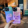 Adequado para Capa de Celular Bbk X500 Azul Fosco Luz Azul S60 Y100 Y500I Desenho Animado Buraco Preciso Capa de Proteção para Olhos