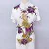 Encaje bordado estilo nacional bordado de fénix encaje soluble en agua aplique procesamiento cheongsam accesorios de ropa de mujer accesorios textiles