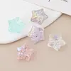Mapei Transparente 1.5 Patrón de Agujero Recto Cuentas de Estrella de Cinco Puntas Cadena para Celular DIY Llavero Colgante para Coche Cadena para Colgar Vasos Cuentas Sueltas