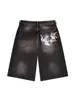En Stock Transfronterizo Bordado Pesado Y2K Retro Americano Pantalones de Pierna Ancha Hip-Hop Street Sueltos Jeans Unisex