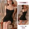 Camisola Sexy Atractiva para Dormir Pura Tentación Lencería Encaje Tentación Bodycon Uniforme Pijama No Extraíble 1156