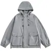Chaqueta Impermeable para Exteriores Estilo Dopamina Unisex Serie Montaña de Pan Chaqueta para Senderismo para Buen Tiempo para Hombres y Mujeres
