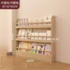 Estantería ultra delgada detrás de la puerta, estante de almacenamiento para dormitorio en casa, montado en la pared, almacenamiento multicapa, estantería de madera maciza, simple y práctico