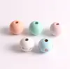 Cuentas de Colores Accesorios Personalizados Cuentas Retro Materiales para Joyería DIY Cuentas Redondas de Madera Mate Escarchado Accesorios de Cuentas Sueltas