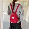 Mochilas de comercio exterior al por mayor, mini mochila de estilo japonés ins de alta apariencia, mochila de lunares estilo bosque de gran capacidad para estudiantes de secundaria