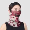 Suéter de cuello para mujer Verano Delgado Protector solar Variedad Bufanda pequeña de seda Protección para el cuello Todo-partido Máscara de manga para el cuello Bufanda multifuncional