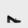 Zapatos JK Franceses para Mujer 2025 Primavera y Verano Nuevos Zapatos de Suela Gruesa de Tacón Alto Tacón Grueso Versátiles Planos Zapatos Retro Mary Jane