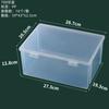 Caja Rectangular de Plástico PP Transparente para Papelería, Accesorios, Piezas, Caja de Embalaje, Caja de Almacenamiento para Tarjetas, Juguetes, con Tapa, Venta al por Mayor