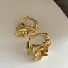 Pendientes Geométricos Metálicos de Aguja Plateada Brillantes Casuales Simples para el Viaje Diario Versátiles Pendientes de Lujo Ligero Pendientes de Gama Alta para Mujeres