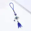 Chaveiro de Olho de Diabo Mais Vendido da Amazon Decoração de Parede da Sorte Pendurado Olho Azul Maligno Pingente para Carro