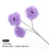 Flor artificial cabeza de rosa de diamante arreglo floral para boda decoración de flor artificial material de flor DIY para arreglo floral