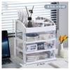 Caixa organizadora de mesa tipo gaveta tamanho pequeno duas camadas 23,3*17*13,5cm